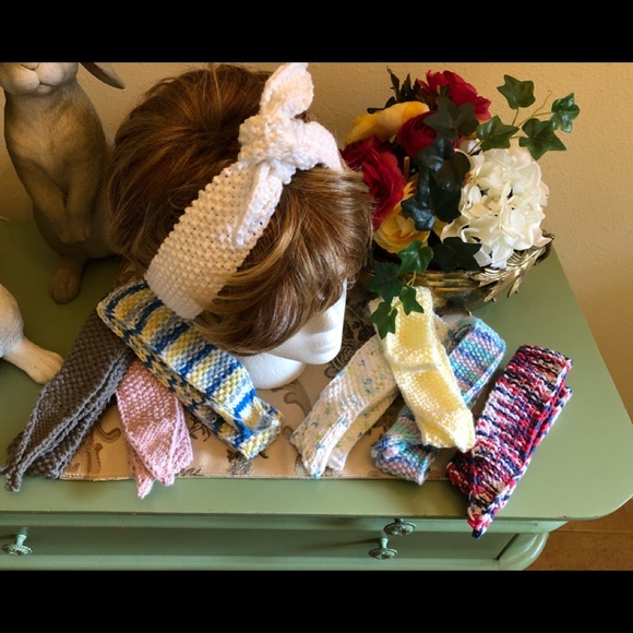 HAND MADE Knitted Tie Headband - Picture 2 of 2